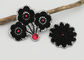 Τα μαύρα μπαλώματα Wintersweet κεντητικής λουλουδιών διαμόρφωσαν το προσαρμοσμένα χρώμα/το μέγεθος προμηθευτής